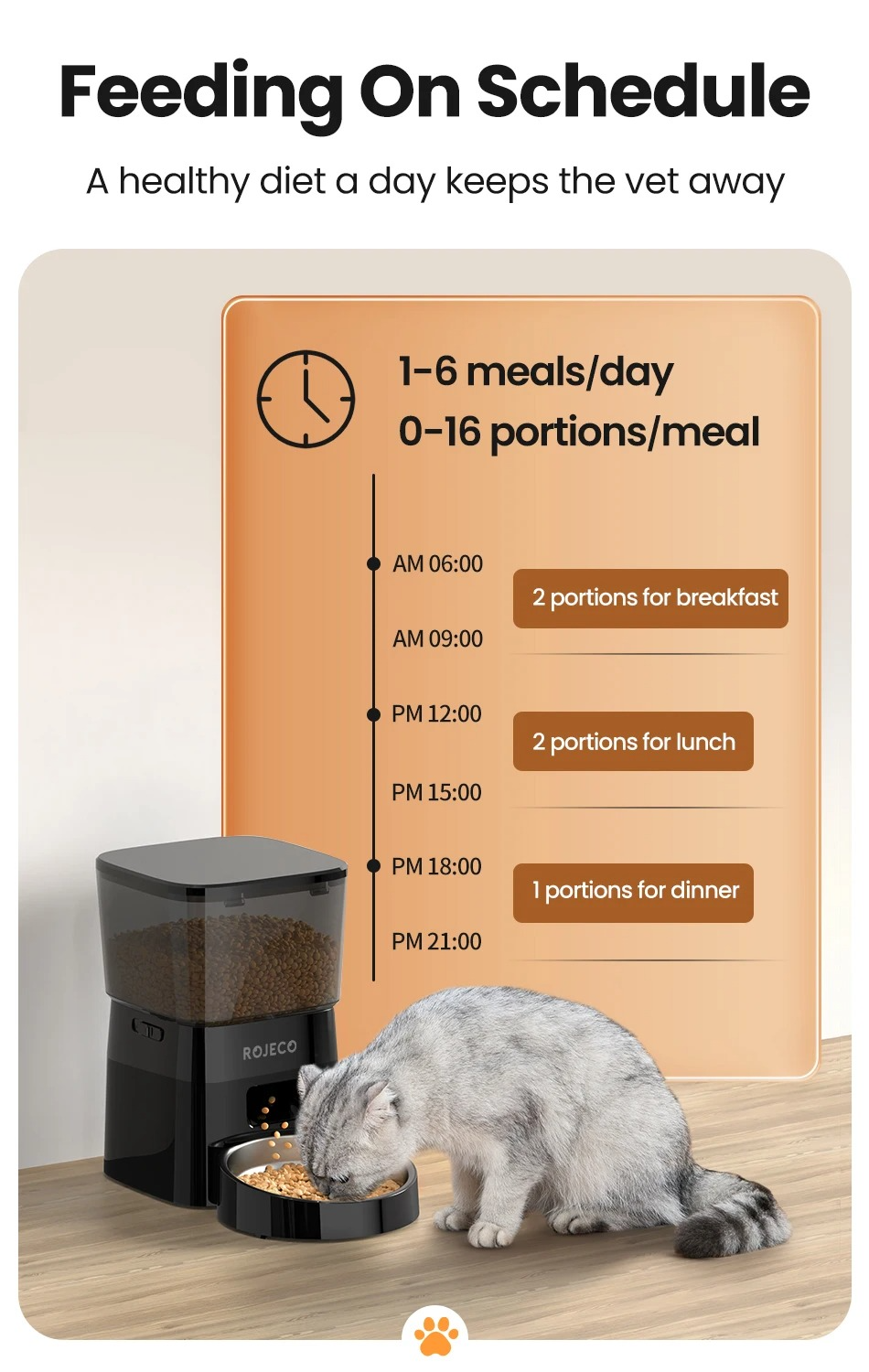 Automatic Cat Food Dispenser